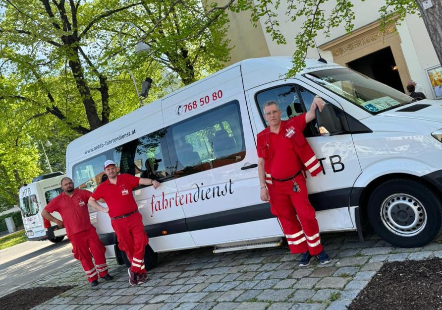 Vielen Dank an unsere LenkerInnen v.r.n.l. Gerald Urbanek, Nossiska Bernhard, Ardelean Marius